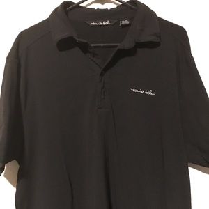 Travis Matthew Black Polo. XL